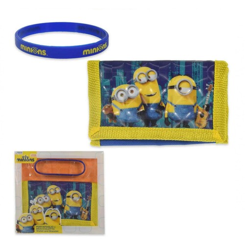 Minions set 2pezzi portafoglio - minions,