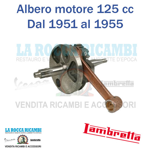 Albero motore lambretta 125 - motore, d