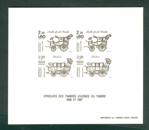 Francia 1986 stampa marrone - francia.1986-87,