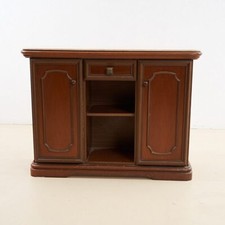 CREDENZA IN LEGNO CON PIANO IN MARMO