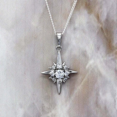 Ciondolo croce donna - , diamante