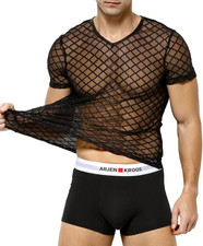 Maglia Trasparente Uomo Rete -