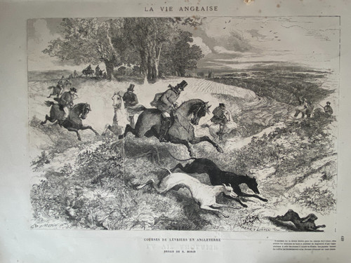 Stampa grande giornale 1865 - giornale,
