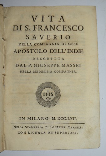Francesco saverio ediz - s., –
