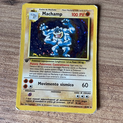 Carta pokemon machamp 102 - carta,