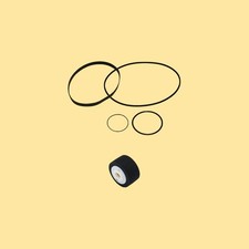 Cinghia Rullo di Pressione = Kit 1 per Sansui SC 1100 G Cassette Deck