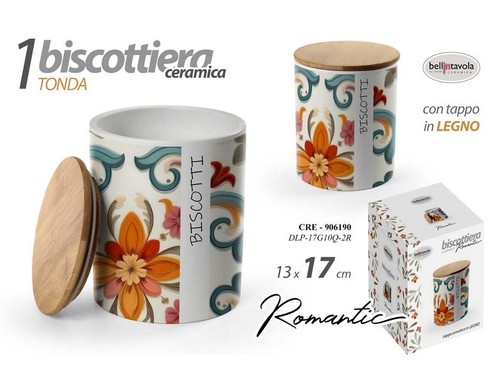 Biscottiera gicos ceramica - biscottiera,