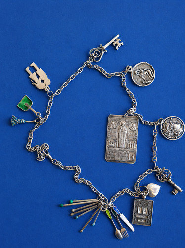 Importante collana charm - , in