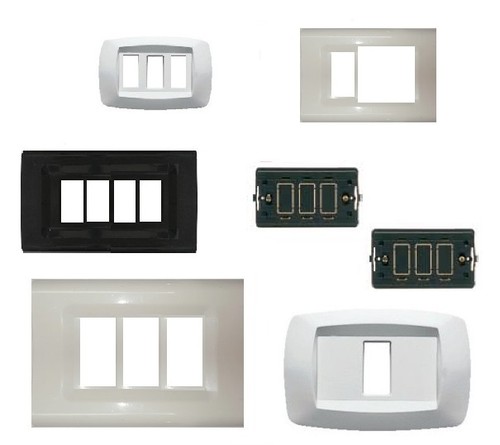 Placca pvc compatibile bticino - placca,