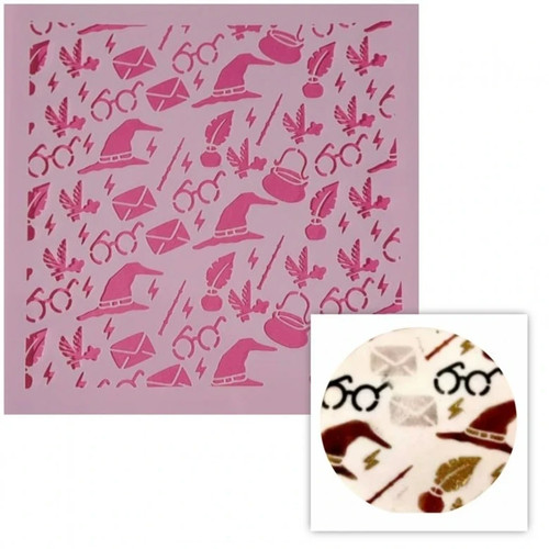 Stencil biscotto harry - stencil, potter
