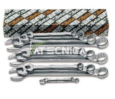 Serie di 13 chiavi combinate Beta 42AS/13 in pollici a forchetta e poligonali 