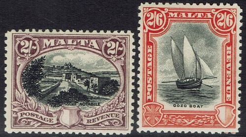 Malta 1930 pittorico e 2 - 1930,