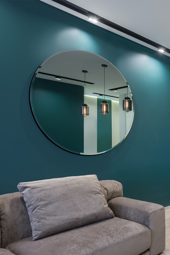 Round circle mirror - round, bevelled