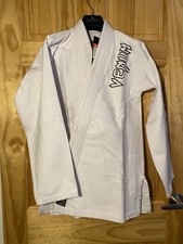 Venum Contender 2.0 Brazilian Jiu-Jitsu BJJ MMA Kimono Gi Uniforme Bianco A1 Nuovo con etichette