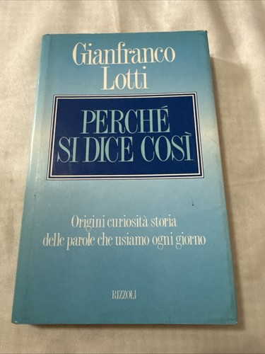 Perché dice così - perché,