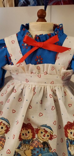 Vestito bambola raggedy ann - bambola,