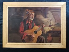 Grande Dipinto Olio su Tela