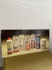 Insegna Tabella Pubblicitaria AGIP Erg Olio Motore