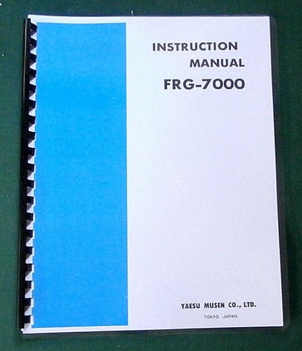 Yaesu frg 7000 manuale - yaesu, frg-7000