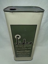 Sidna Scatola Latta  Polvere Sparo Caccia tiro Polvere Italiana vuota