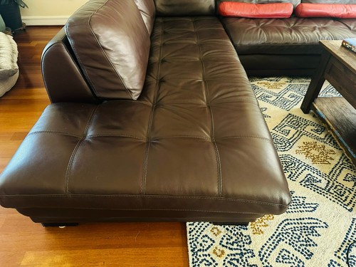 Roche bobois leather - roche, sectional