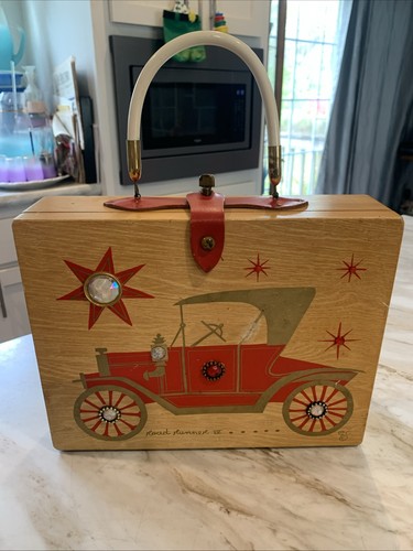 Rara borsa vintage - rossa, enid