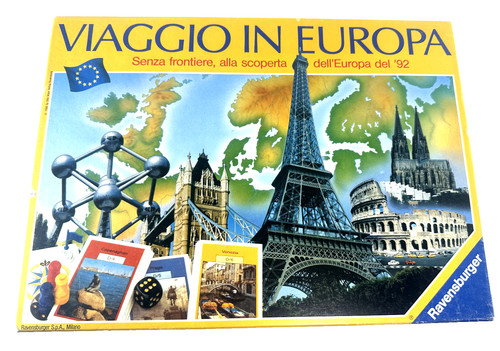 Viaggio europa gioco - viaggio, in