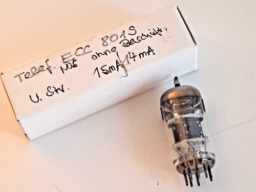 Telefunken ecc 801 tube - s, tube/tubo
