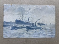 O.) Cartolina militare navi marina Napoli 1911 piroscafo 