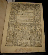 1585 Erizzo Sebastiano Discorso sopra le Medaglie degli Antichi Monete Consulari