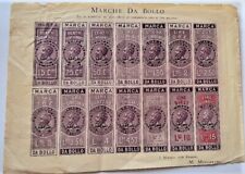 1862 REGNO FOGLIETTO 14 MARCHE DA BOLLO SAGGIO -PER LE CAMBIALI FINO A L. 40,000