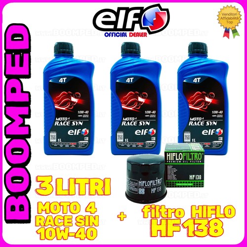 Kit tagliando olio - elf, moto4