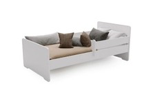 Letto Singolo in Legno Bianco