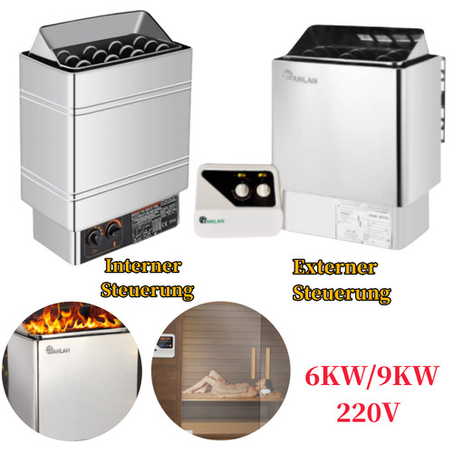 Stufa per sauna kw - stufa, 6/9