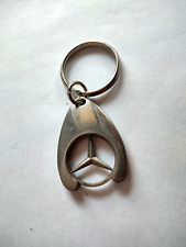 Mercedes portachiavi originale con logo stella estraibile in metallo