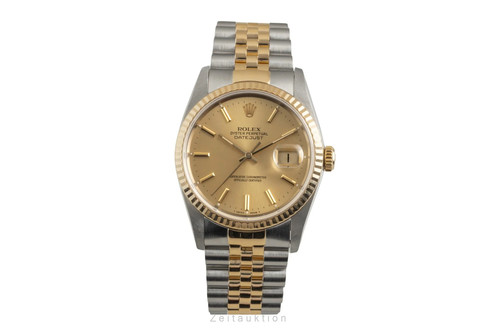 Rolex datejust gold dial - rolex,