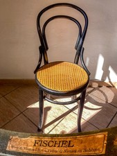 Set of 4 Original FISCHEL Bentwood Chairs – c.1900, BONUS chair Mobilli Vienna