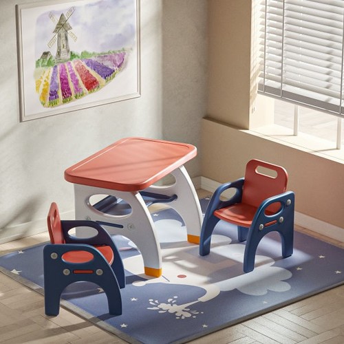 Tavolo per bambini con - 2, sedie