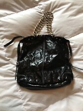 Fornarina Borsa A Sacco Vintage Colore Nero Lucido