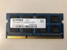 Ram 2gb ddr3 sodimm  1333mhz PC3-10600S Elpida EBJ21UE8BFU0-DJ-F  2Rx8