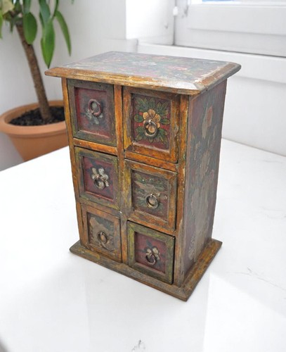 Vintage legno mini chest of - di,