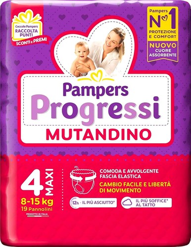 Pampers progressi mutandino - pampers,