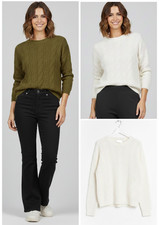 Maglione donna Marks Per U** maglione maniche lunghe misto mohair maglia cavo maglione morbido