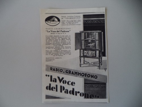 Advertising pubblicità 1930 - pubblicità,