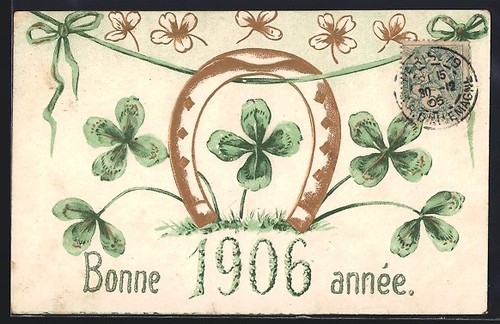 Auguri capodanno 1906 - di,
