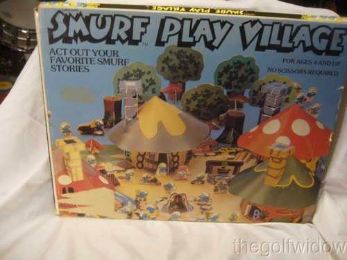 Puffo play village 1981 - village,