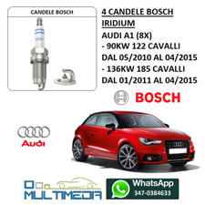 4 CANDELE BOSCH IRIDIUM AUDI