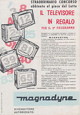 j057--MAGNADYNE TV-DEPLIANT PUB.E CONCORSO PREMI ABBINATO AL LOTTO