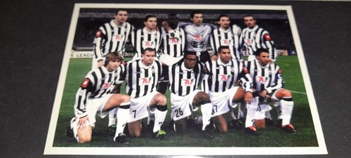 Foto figurina vintage - foto/figurina, juventus