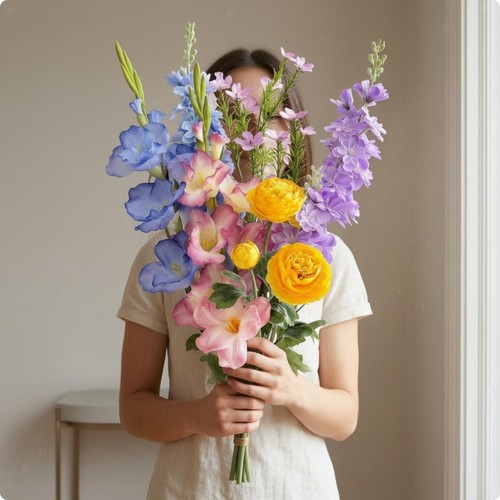 Bouquet fiori artificiali - bouquet,
